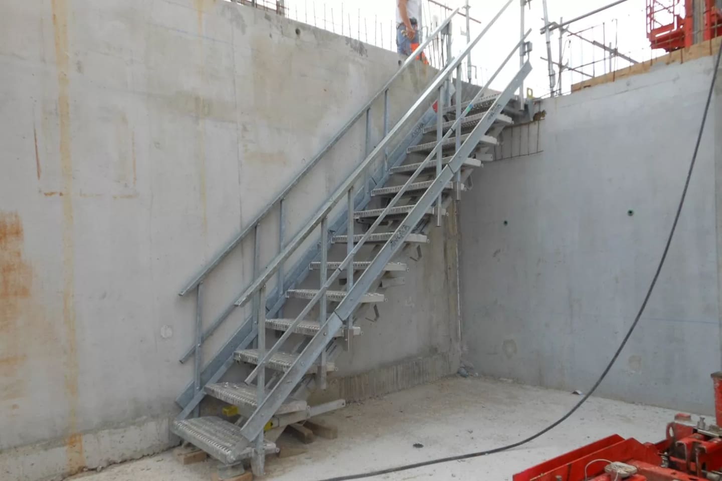 Escalier de chantier pliable