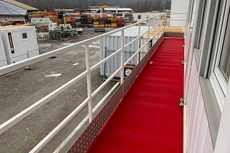 Tapis anti poussière pour un chantier de construction Tapis anti poussière pour un chantier de construction