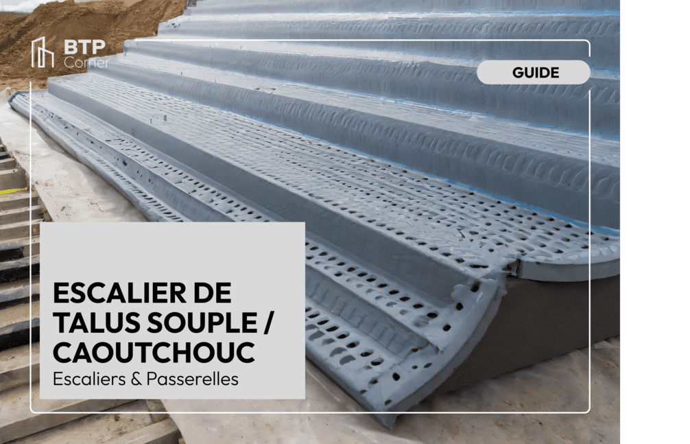 Escalier de talus souple / caoutchouc