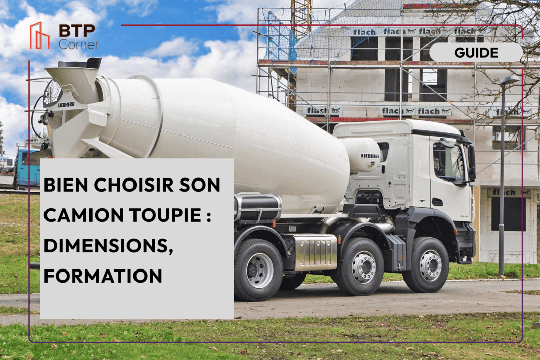 Bien choisir son camion toupie : dimensions, formation