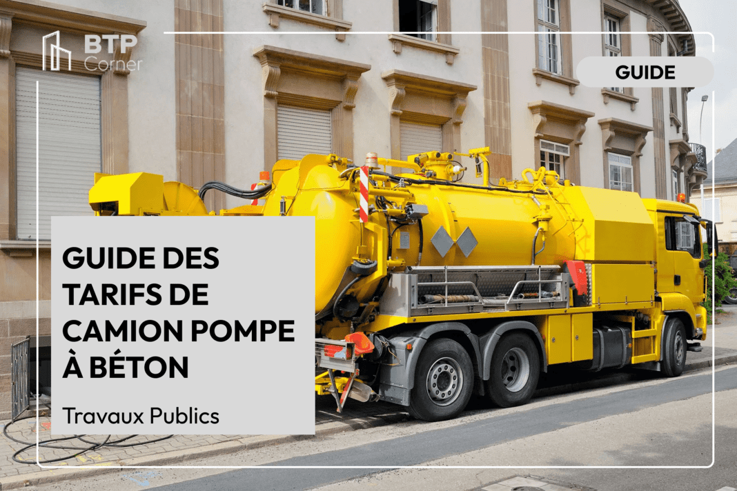 Guide des tarifs de camion pompe à béton