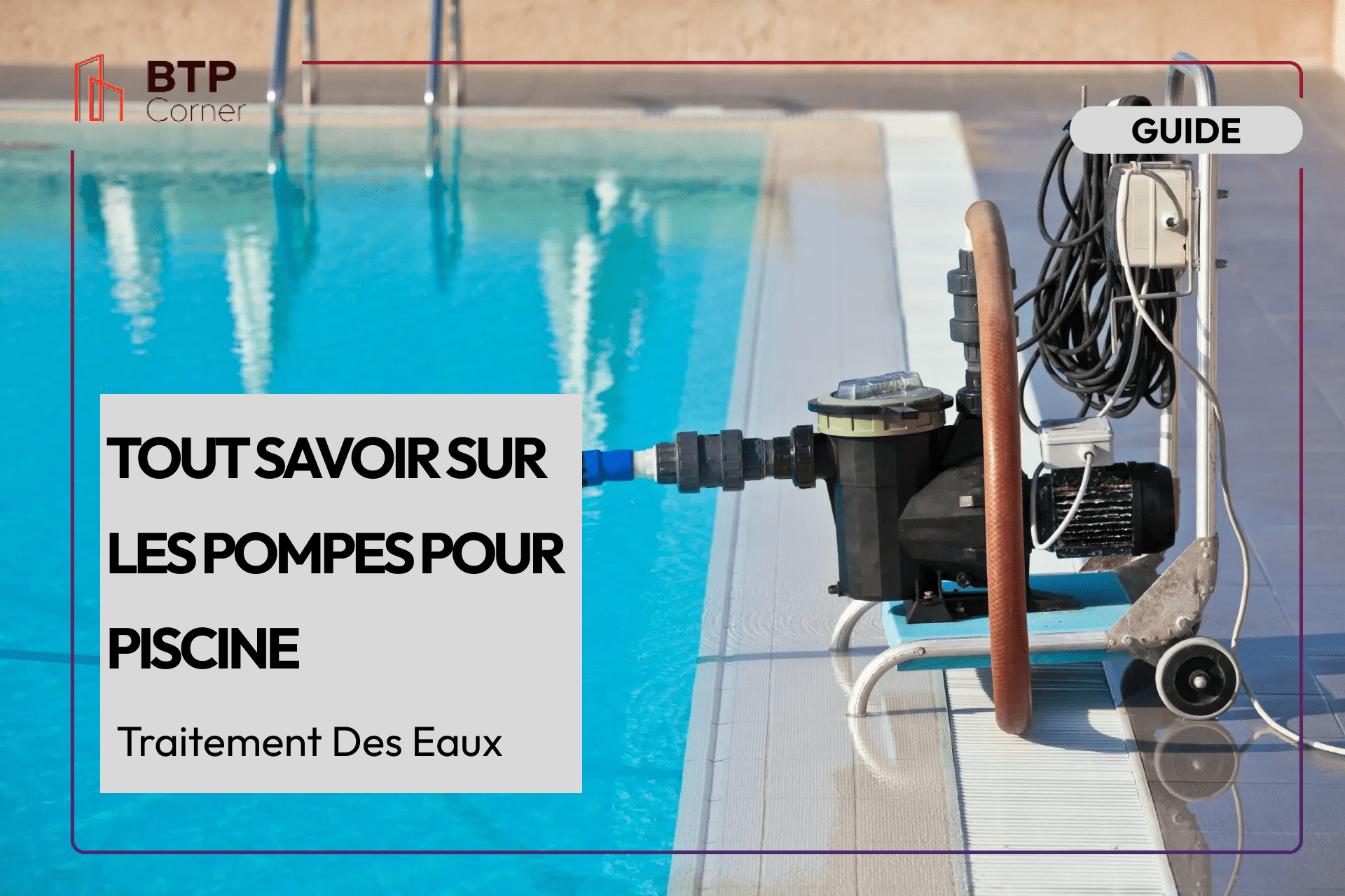 Tout savoir sur les pompes pour piscine