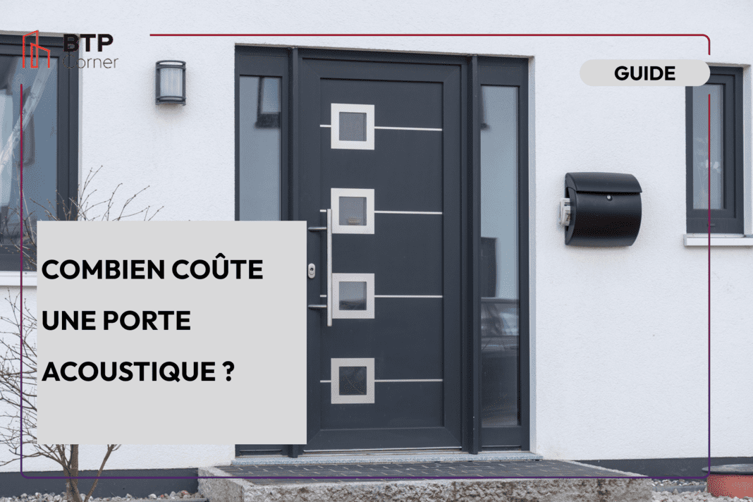 Combien coûte une porte acoustique ?