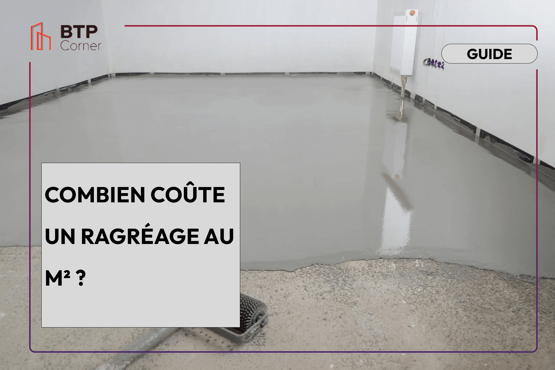 Combien coûte un ragréage au m² ?