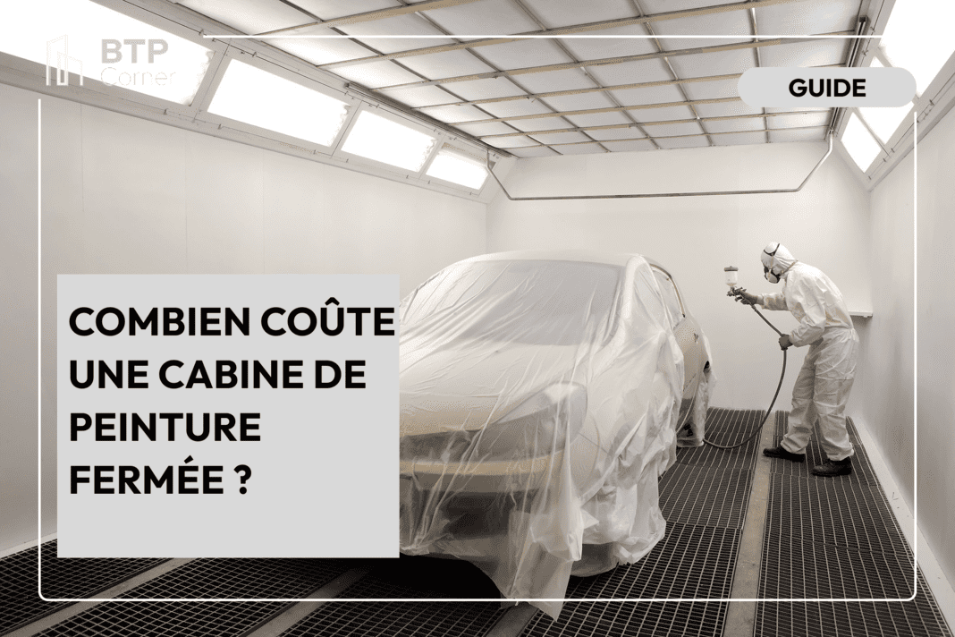 Combien coûte une cabine de peinture fermée ?