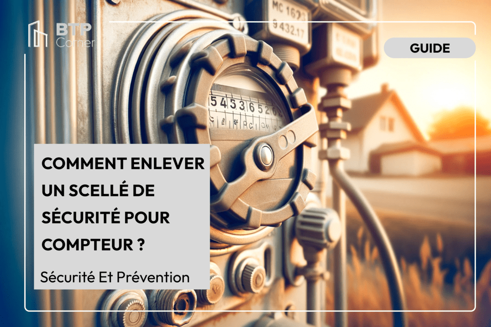 Comment enlever un scellé de sécurité pour compteur ?