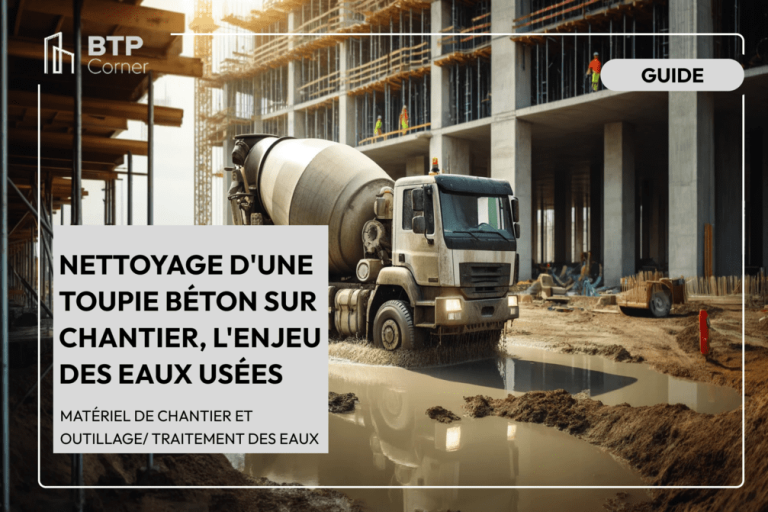 Nettoyage d’une toupie béton sur chantier, l’enjeu des eaux usées Nettoyage d’une toupie béton sur chantier, l’enjeu des eaux usées