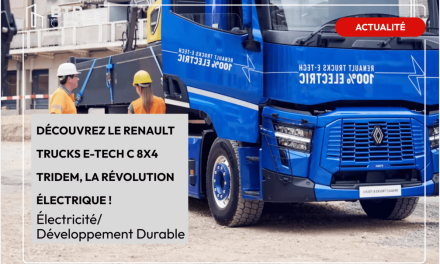 Découvrez le Renault Trucks E-Tech C 8×4 tridem, la révolution électrique !