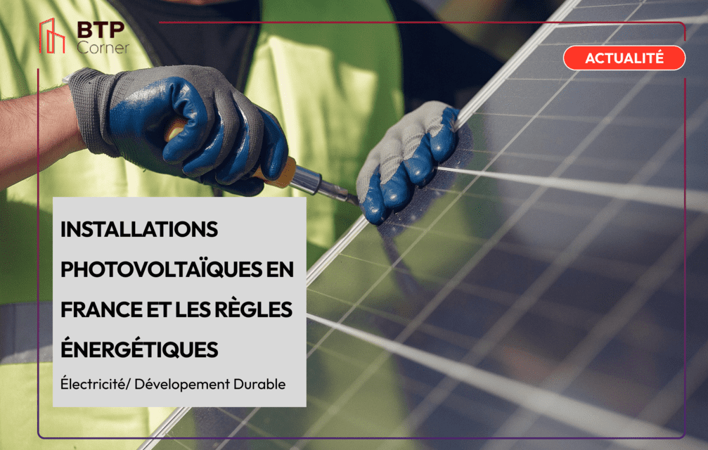 Installations photovoltaïques en France et les règles énergétiques