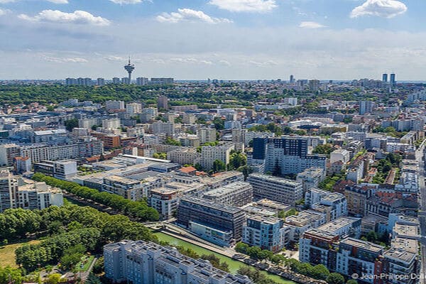 Pantin vue aérienne 