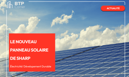 Le nouveau panneau solaire de SHARP