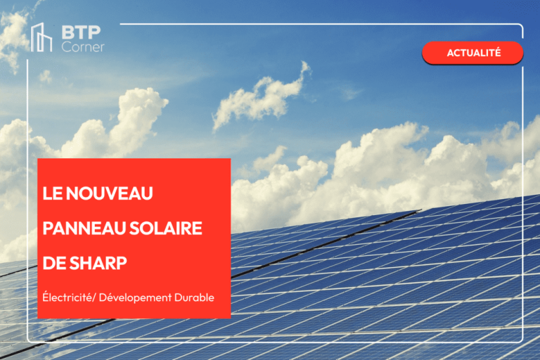 Le nouveau panneau solaire de SHARP_visuel