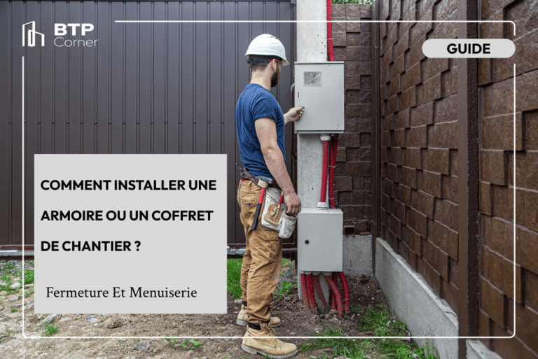 Comment installer une armoire ou un coffret de chantier ? Comment installer une armoire ou un coffret de chantier ?