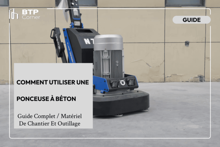 Comment utiliser une ponceuse à béton
