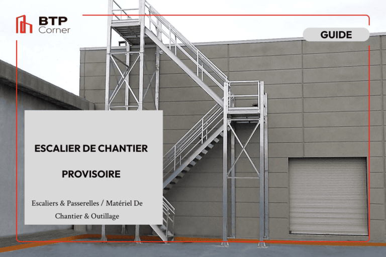 Escalier de chantier provisoire Escalier de chantier provisoire