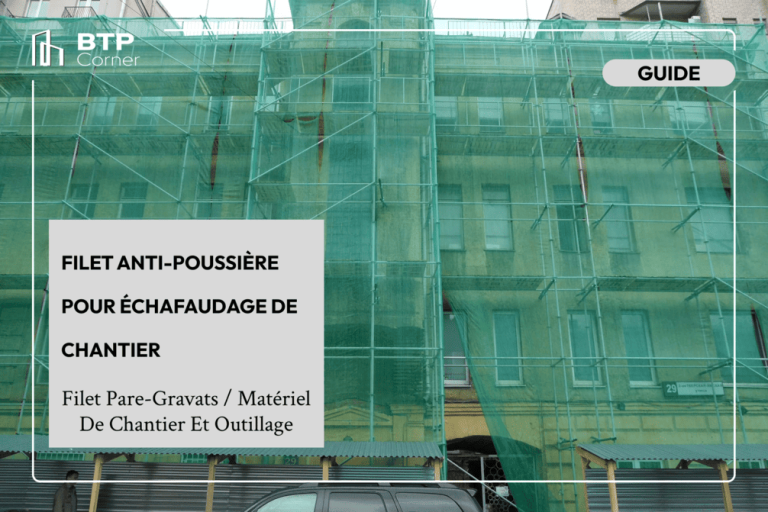 Filet anti-poussière pour échafaudage de chantier Filet anti-poussière pour échafaudage de chantier