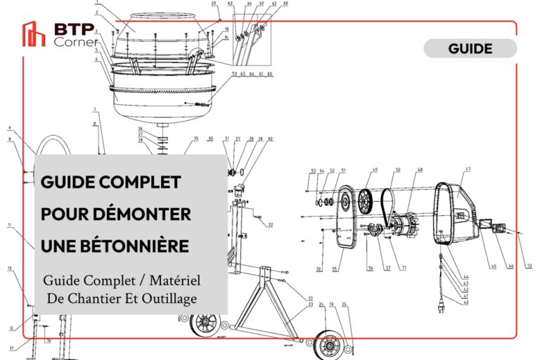 Guide complet pour démonter une bétonnière Guide complet pour démonter une bétonnière