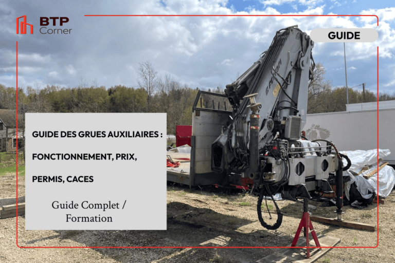 Guide des grues auxiliaires : prix, permis, formation CACES