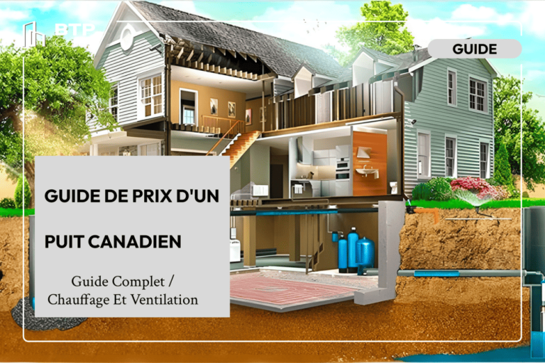 Guide de prix d’un puit canadien