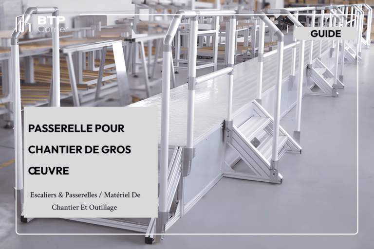 Passerelle pour chantier de gros œuvre Passerelle pour chantier de gros œuvre