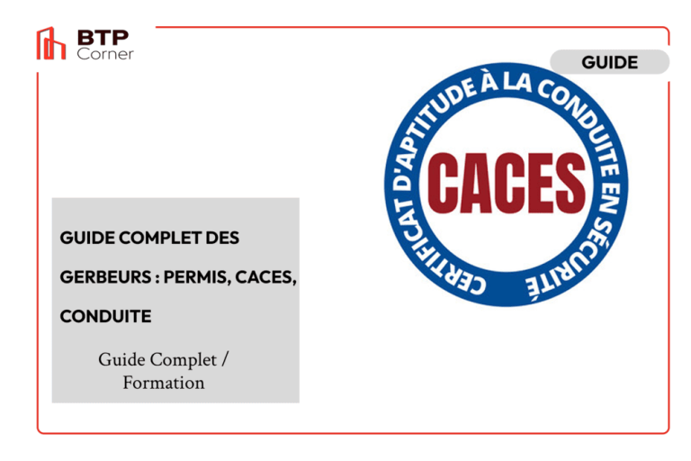 Guide complet des gerbeurs : permis, CACES, conduite Guide complet des gerbeurs : permis, CACES, conduite
