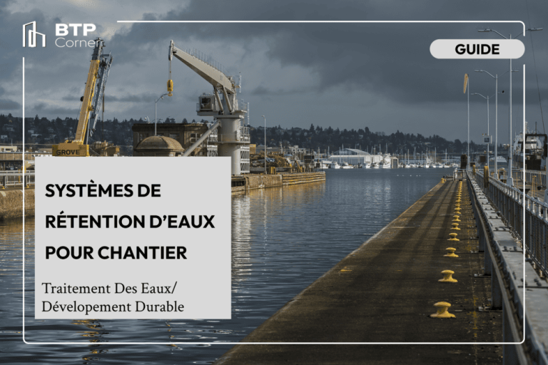 Systèmes de rétention d’eaux pour chantier