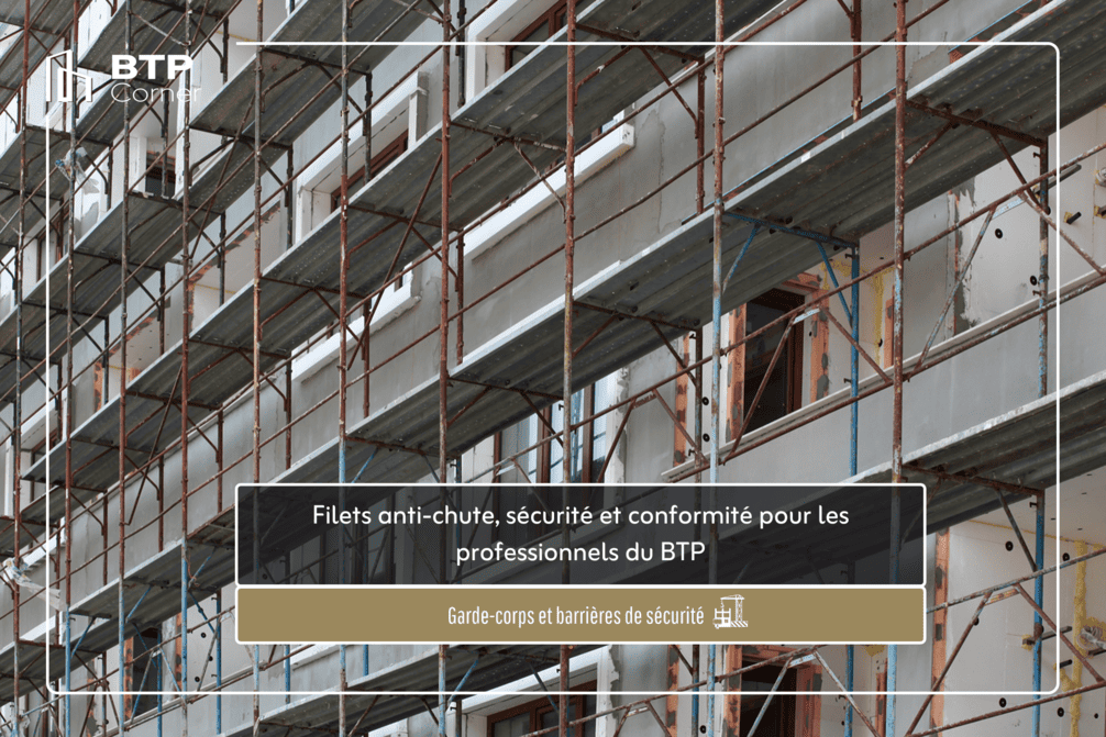 Filets anti-chute, sécurité et conformité pour les professionnels du BTP