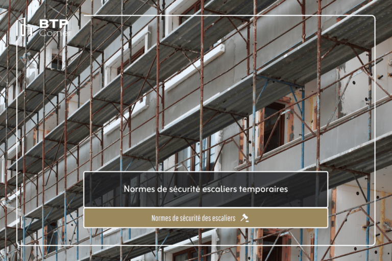 Normes de sécurité escaliers temporaires Normes de sécurité escaliers temporaires
