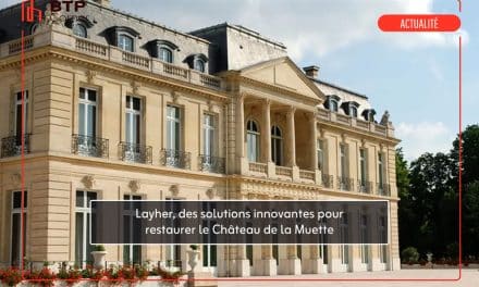 Layher, des solutions innovantes pour restaurer le Château de la Muette