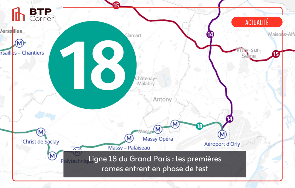 Ligne 18 du Grand Paris, les premières rames entrent en phase de test